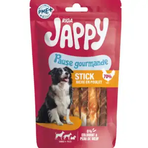 JAPPY Stick riche en poulet x8 – 80g