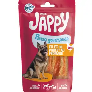 JAPPY tendre filet de poulet au goût de fromage 80g