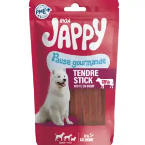 JAPPY Tendres Sticks riche en bœuf x8 70g