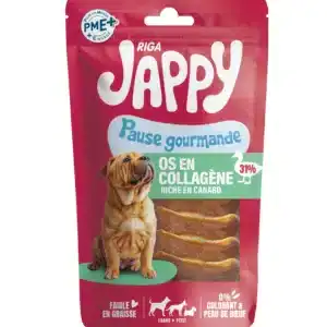 JAPPY Os en collagène riche en canard - S